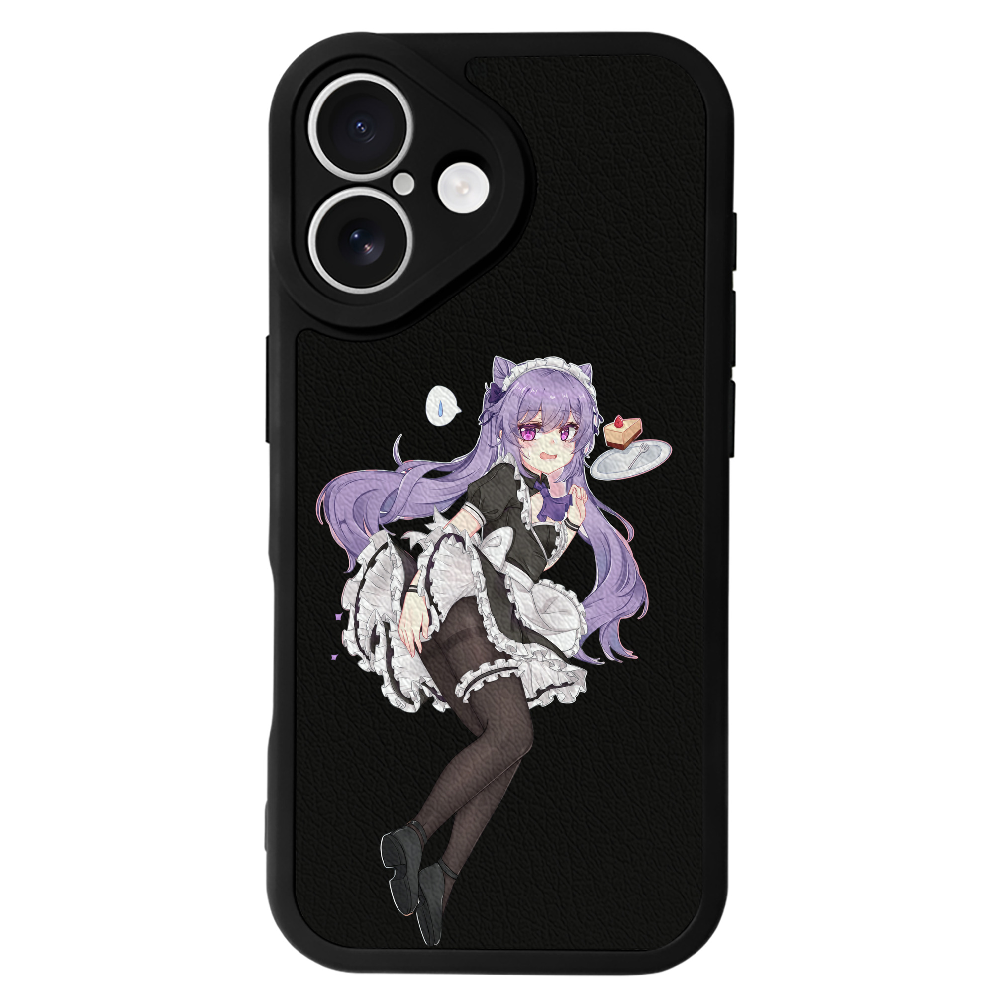 げんし神 刻晴 こくせい genshin Kokusei 【iPhone 16シリーズ対応】シリコンスマホケース（レザー調） 材質：シリコン